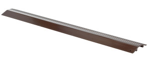Vestil Aluminum Extruded Hose and Cable Crossover - 48 In. Length - Brown