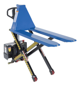 Vestil Steel DC Powered Tote Lift - 62-3/4 In. x 20-1/2 In. x 46-1/2 In. 3000 lb - Blue