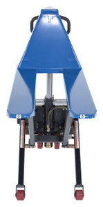Vestil Steel DC Powered Tote Lift - 62-3/4 In. x 20-1/2 In. x 46-1/2 In. 3000 lb - Blue