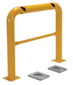 Vestil Steel Removable High Profile Rack Guard - 48 In. x 42 In. - Yellow
