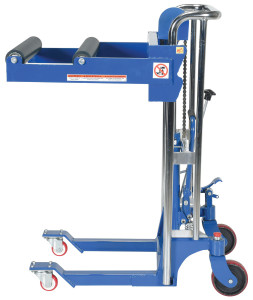 Vestil Steel Roller Work Positioner - 21 In. Roll Diameter 800 lb - Blue