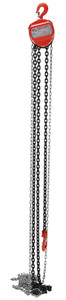 Vestil Steel Manual Chain Hoist - 20 Ft. Lift 3,000 lb - Orange