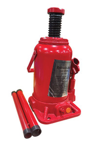 Vestil Steel Hydraulic Bottle Jack - 6-1/32 In. x 9-7/16 In. x 29-19/32 In. 40,000 lb - Red