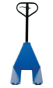 Vestil Steel Hand Pump Tote Lift - 58 In. x 21 In. x 50 In. 3000 lb - Blue