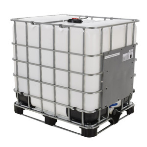 Vestil High Density Polyethylene Intermediate Bulk Container - 275 Gallon - White