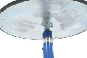 Vestil Steel - 24 In. Round Top Hydraulic Post Table 200 lb - Blue