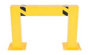 Vestil Steel Square High Profile Machinery and Rack Guard - 36 In. x 24 In. x 5 In. - Yellow