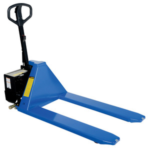Vestil Steel DC Powered Tote Lift - 63 In. x 26-3/4 In. x 46-1/2 In. 3000 lb - Blue