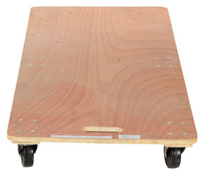 Vestil Hardwood Solid Deck Dolly - 47-1/4 In. x 23-1/2 In. x 6-1/4 In. 1200 lb
