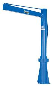 Vestil Steel Multi Station Jib Crane - 72 In. I-Beam 1000 lb - Blue
