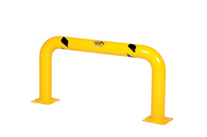 Vestil Steel High Profile Machinery and Rack Guard - 48 In. x 24 In. x 4 In. - Yellow