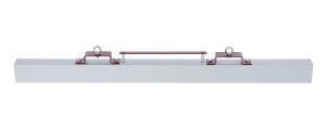 Vestil Steel Forklift Hanging Magnetic Sweeper - 60 In. Wide 65 lb - Silver