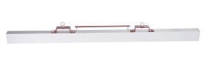 Vestil Steel Forklift Hanging Magnetic Sweeper - 72 In. Wide 75 lb - Silver