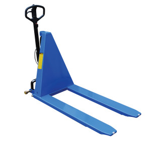 Vestil Steel Dual Power Tote Lifter Charger - 67 In. x 26-3/4 In. x 50-1/2 In. 2200 lb - Blue