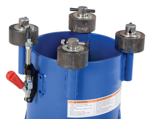 Vestil Factory Installed Steel Base Socket For Multi Station Transportable Jib Crane - Blue