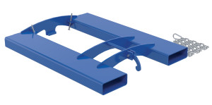 Vestil Steel Horizontal Drum Cradle Carrier - 650 lb - Blue