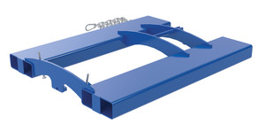 Vestil Steel Horizontal Drum Cradle Carrier - 650 lb - Blue