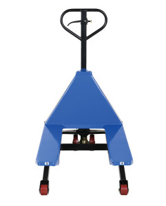 Vestil Steel Hand Pump Tote Lift - 58 In. x 27 In. x 50 In. 3000 lb - Blue