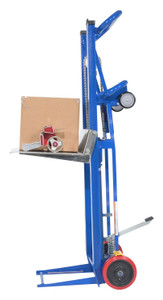 Vestil Steel Hydra Lift Cart - 20 In. x 16-3/16 In. 750 lb - Blue