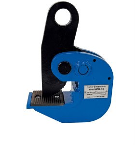 Vestil Steel Horizontal Plate Clamp - 4,000 lb - Blue