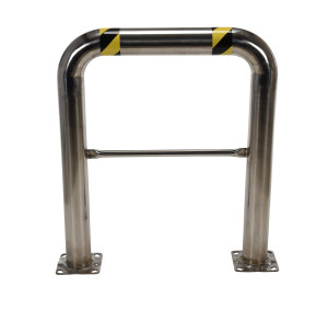 Vestil Stainless Steel High Profile Rack Guard - 36 In. x 42 In. x 4 In. - Silver
