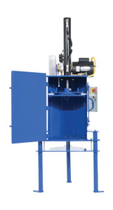 Vestil Steel Hydraulic Pail Crusher - 5 Gallon - Blue