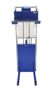 Vestil Steel Portable Air Foot Pump Hetti-Lift - 41 In. x 69 In. 880 lb - Blue