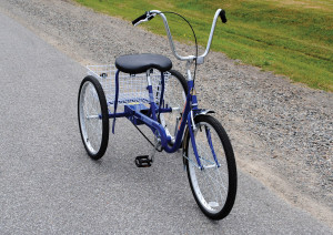 Vestil Standard Industrial Bicycle - 250 lb - Blue