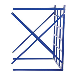 Vestil Steel Long Bar Pigeon Hole Rack Extension - 48 In. x 48-1/2 In. 7700 lb - Blue