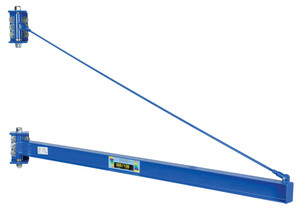 Vestil Steel High Clearance Tie Rod Jib - 79-3/4 In. I-Beam 300 lb - Blue
