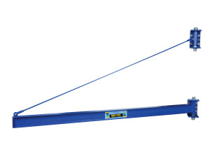 Vestil Steel High Clearance Tie Rod Jib - 79-3/4 In. I-Beam 600 lb - Blue