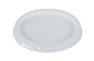 Vestil High Density Polyethylene - 1 Gallon Tear Tab Lid - White