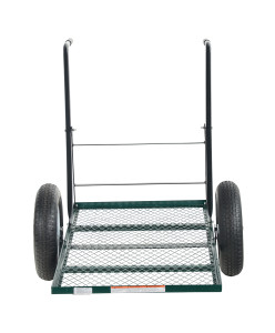 Vestil Steel Landscape Cart with Low Profile Tilt - 53 In. x 24 In. x 45 In. 500 lb - Green
