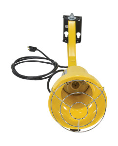 Vestil Steel Incandescent Single Arm Load Light - 24 In. Length - Yellow