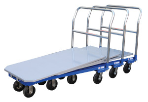 Vestil Steel Nesting Platform Cart - 50-15/16 In. x 30-1/8 In. x 38-5/8 In. 1500 lb - Blue