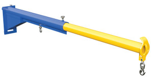 Vestil Steel Carriage Mount Lift Master Boom Class III - 4,000 lb - Blue and Yellow