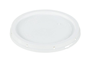 Vestil High Density Polyethylene - 2 Gallon Tear Tab Lid - White