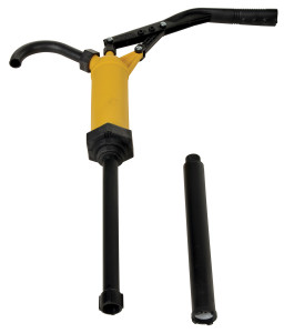 Vestil Polypropylene Bung Drum Pump Lever Action - 2 In. - Yellow
