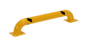 Vestil Steel Low Profile Rack Guard Bollard - 48-5/8 In. Length - Yellow