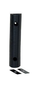 Vestil Extruded Rubber Fender Bumper - 18 In. x 4-1/4 In. x 4 In. - Black