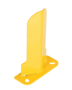 Vestil Steel Low Profile Rack Guard - 3 In. x 8 In. x 11-7/8 In. - Yellow
