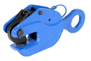 Vestil Steel Vertical Positive Locking Plate Clamp - 12 In. x 3-1/2 In. x 7-1/2 In. 4000 lb - Blue