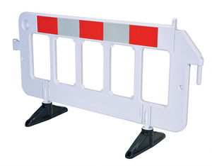 Vestil High Density Polyethylene Barrier - 23 In. x 79 In. x 40 In. - White