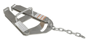 Vestil Steel Cam Action Pallet Puller - 3 In. Jaw Opening 5000 lb Pulling - Silver