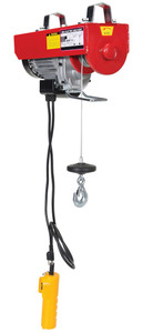 Vestil Steel Mini Cable Hoist Option - 15-1/8 In. x 5-3/4 In. x 8-7/8 In. 400 lb - Red