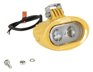 Vestil Lift Truck Safety Light With Blue LED - 3 In. x 4-3/4 In. x 3 In. - Yellow