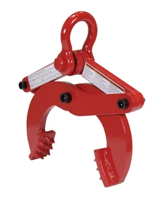 Vestil Steel Single Scissor Pallet Puller - 5 In. Jaw Opening 6000 lb Pulling - Red