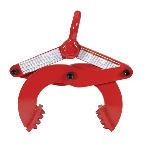 Vestil Steel Single Scissor Pallet Puller - 5 In. Jaw Opening 6000 lb Pulling - Red