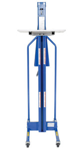 Vestil Steel Manual Work Positioner - 32 In. x 23-3/4 In. x 75-1/4 In. 440 lb - Blue