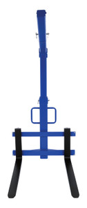 Vestil Steel Overhead Load Lifter Adjustable - 42 In. Fork 2000 lb - Blue